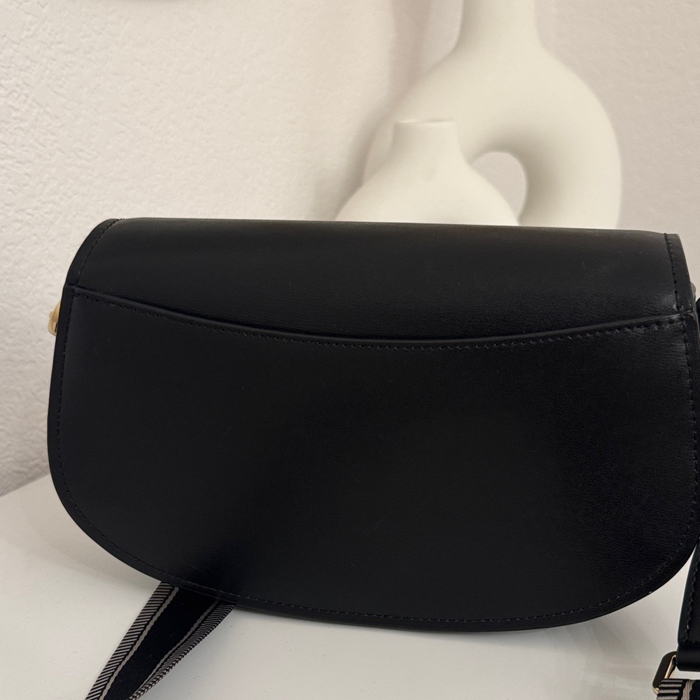 Michael Kors Mila Black and Gold Crossbody Bag - Picture 6 of 7